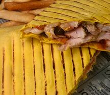 Шашлык в лаваше из телятины BBQ 