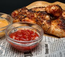 Куриные крылья на мангале