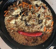 Узбекский плов с курицей