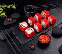 Ролл Сливочная Калифорния с креветкой