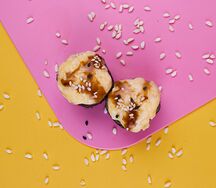 Запеченный ролл с сыром