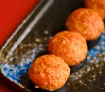 Запечённый Хаку с креветкой