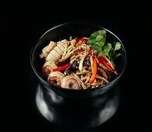 Лапша с морепродуктами