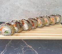 Жареный с креветкой