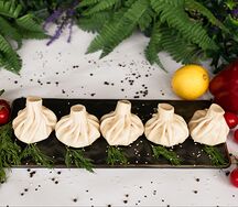 Хинкали с картошкой и грибами