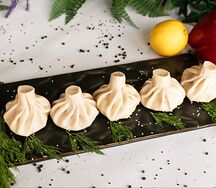 Хинкали cвинo-говяжие