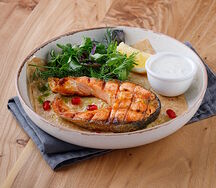 Стейк из лосося