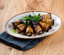 Рулетики из баклажанов