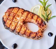 Сёмга запечённая в фирменном маринаде 