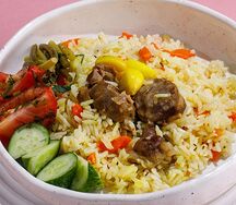Плов с мясом узбекский