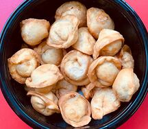 Пельмени жареные