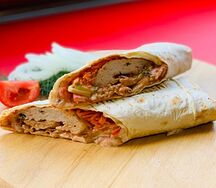 Люля-кебаб cвинo-куриный в лаваше