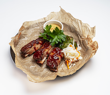Свинные рёбра в соусе BBQ