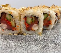 Микс тунца с креветками