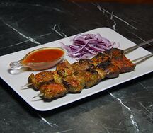 Шашлык из печени