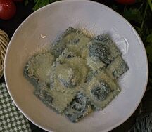Равиоли с лососем