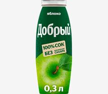 Сок Добрый яблочный