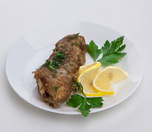 Минтай жареный