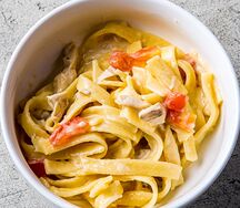 Паста с курочкой и сыром