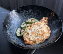 Свинина, запеченная с овощами гриль