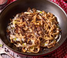 Домашняя паста с томлёными щечками