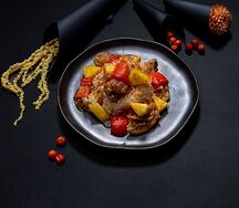 Курица с ананасом 