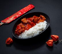 Свинина в кисло-сладком соусе