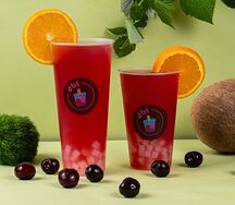 Вайб Гуава-вишня с кокосовым желе L