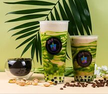 Фисташковый латте с тапиокой L