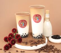 Латте с тапиокой L