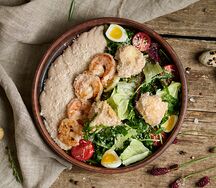 Цезарь с креветками