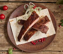 Свиные рёбра на мангале