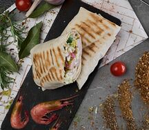 Шаурма с креветкой