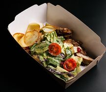 Салат с курицей и сыром