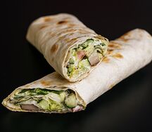 Шаурма с куриным бедром