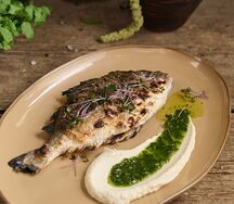 Дорадо на гриле