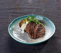 Медальоны с запеченным картофелем