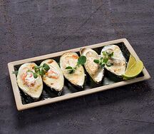 Мидии запеченные