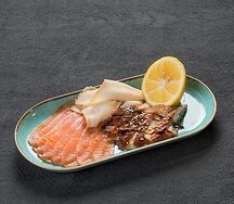 Рыбное ассорти с лососем слабосоленым