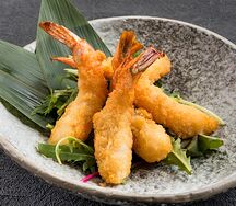 Креветки в сухарях