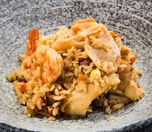 Тяхан с морепродуктами