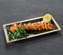 Тигровые креветки на гриле