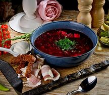 Борщ с говядиной