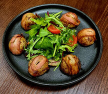 Картофель в беконе на мангале