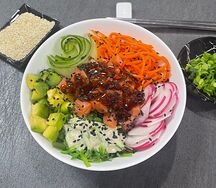 Поке с лососем