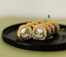 Сырный с креветкой фри