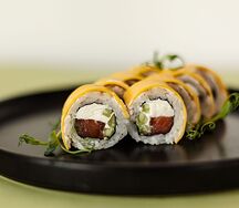 Сырный с лососем