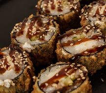 Жареный с угрем