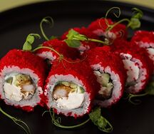 Калифорния с креветкой фри