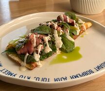 Омлет с ростбифом